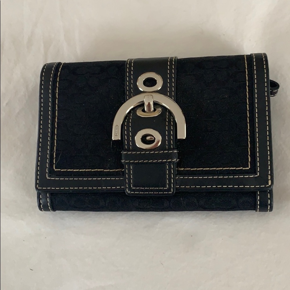 Black Coach wallet